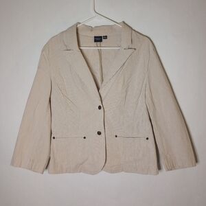 Sonoma lifestyle striped jacket size large